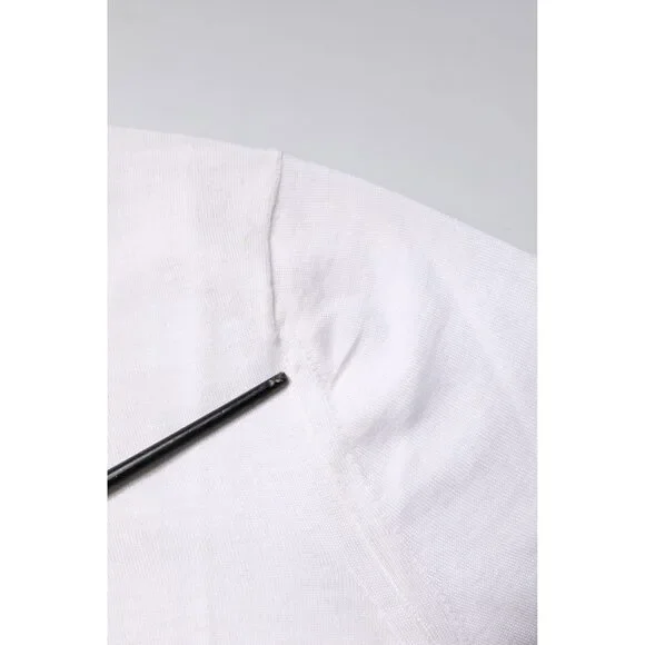 Dolce & Gabbana Cream Cashmere Knit Cropped Cardigan Sweater